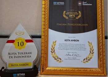 Ambon Melejit ke 10 Besar Kota Toleran Nasional 2025