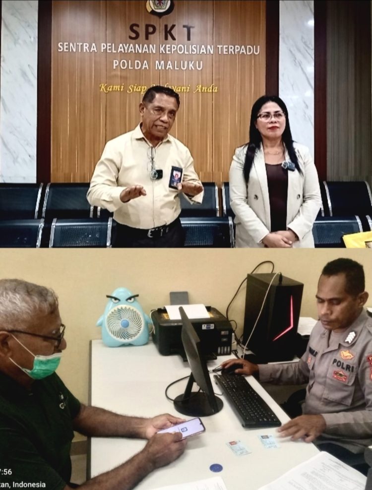 Purn Polri Pangkat AKBP Laporkan JPU Kejari Tanimbar ke Polda Maluku