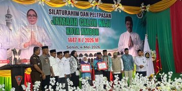 Menuju Tanah Suci, 461 JCH Ambon Dilepas Wali Kota