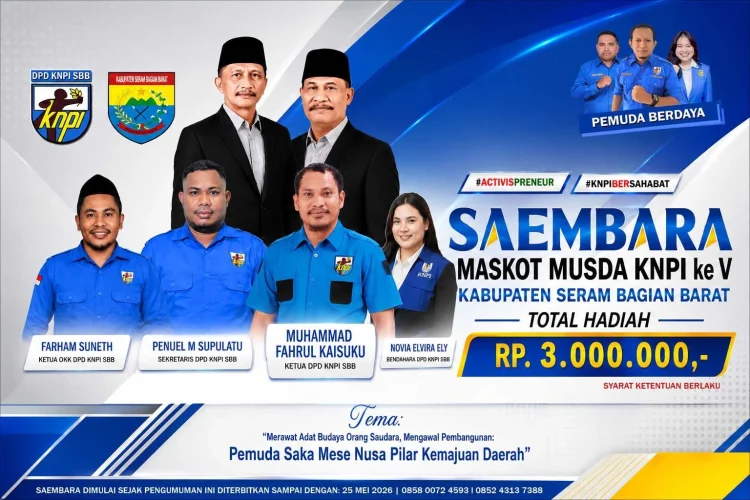 DPD KNPI SBB Resmi Umumkan Saembara Maskot Musda KNPI 2026