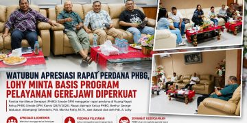 Watubun Pimpin Konsolidasi Awal PHBG Sinode GPM, Penguatan Pelayanan Jadi Fokus