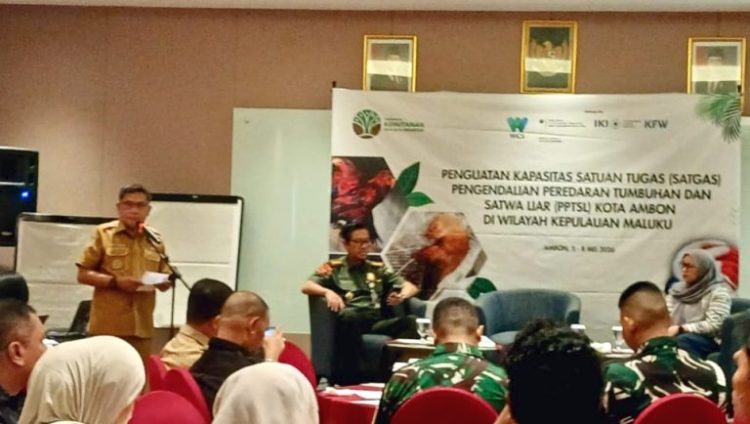 Wali Kota Ambon Ajak Semua Pihak Lawan Perdagangan Satwa Ilegal