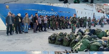 Personil Satgas TNI Tiba di Saumlaki, Siaga Kawal Proyek Blok Masela