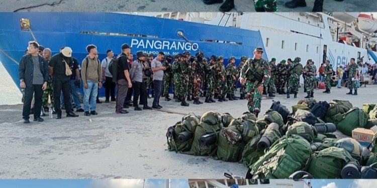 Personil Satgas TNI Tiba di Saumlaki, Siaga Kawal Proyek Blok Masela