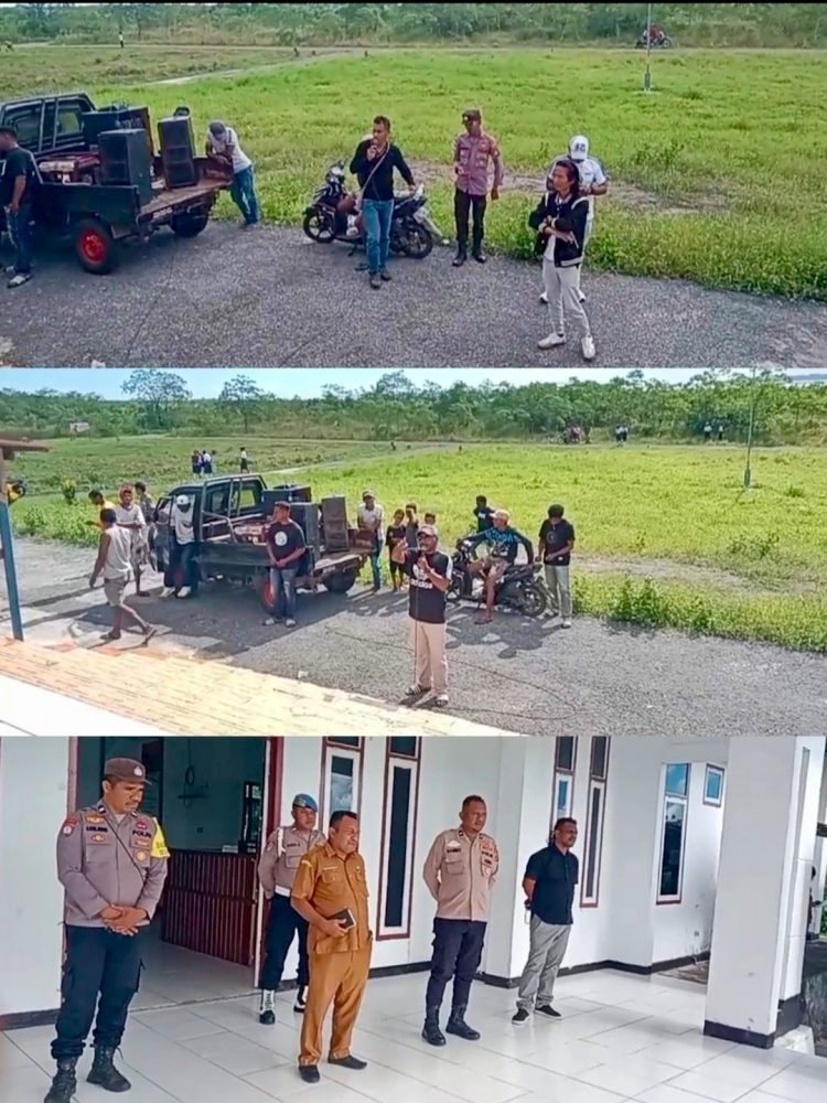 Aksi Damai Pemuda 51 Seira Kepung Kantor Camat, Desak Rapat Kedua Soal Nelayan Andon