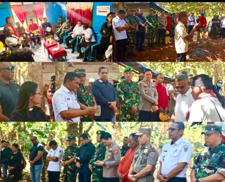Doa Adat Lermatang Mengawali Pendataan Lahan: Satgas dan Masyarakat Bersatu Padu