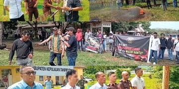 Pendemo Kepung Kejari Tanimbar Hingga Esok, UP3 Memanas