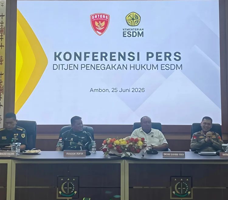 Gakkum ESDM Tetapkan 25 Tersangka Tambang Ilegal Gunung Botak, 12 DPO