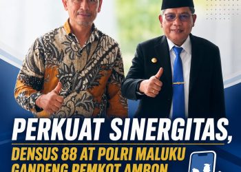 Wali Kota Ambon dan Densus 88 Sepakat Perkuat Pengawasan Digital Generasi Muda