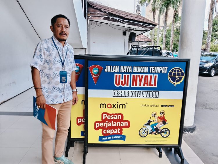 Dishub Ambon Gandeng Maxim Dukung Lalu Lintas Aman dan Tertib di Kota Ambon