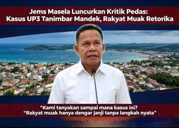 Jems Masela Luncurkan Kritik Pedas: Presiden RI CQ, Kajagung, Kasus UP3 Tanimbar Mandek, Rakyat Muak Retorika