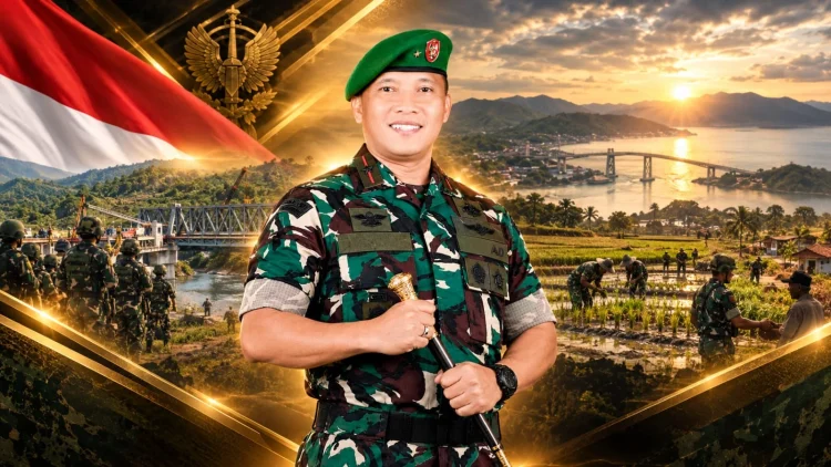 Dari Tongkat Komando ke Tengah Rakyat, Cara Jenderal Raffles Manurung Pimpin Korem Binaiya
