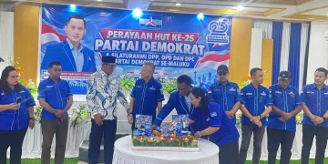 HUT Demokrat ke-25 di Malra, Pattiasina Minta Kader Doakan Thaher Hanubun Jadi Penggantinya