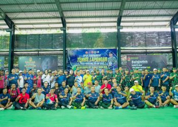 Pangdam Buka Piala Panglima TNI Cup 2026, Dorong Lahirnya Atlet Tenis Maluku