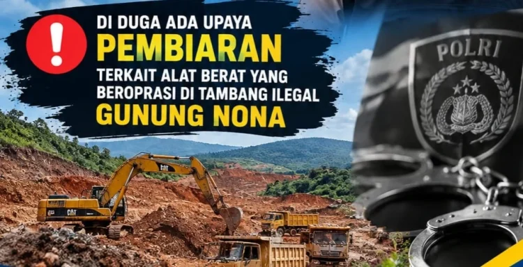 Dugaan Backing Oknum Polda Maluku Terbongkar di Tambang Gunung Nona, PMII Buru Siapkan Aksi