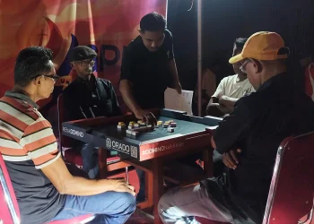 HUT ke-91 GPM Makin Semarak di Gunung Nona, Parto–Jovi Juarai Turnamen Domino Bukit Zaitun