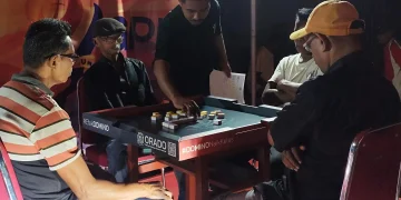 HUT ke-91 GPM Makin Semarak di Gunung Nona, Parto–Jovi Juarai Turnamen Domino Bukit Zaitun