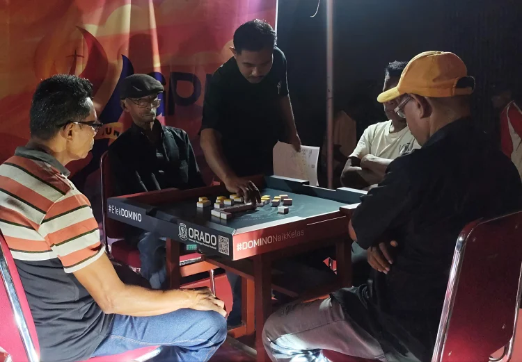 HUT ke-91 GPM Makin Semarak di Gunung Nona, Parto–Jovi Juarai Turnamen Domino Bukit Zaitun